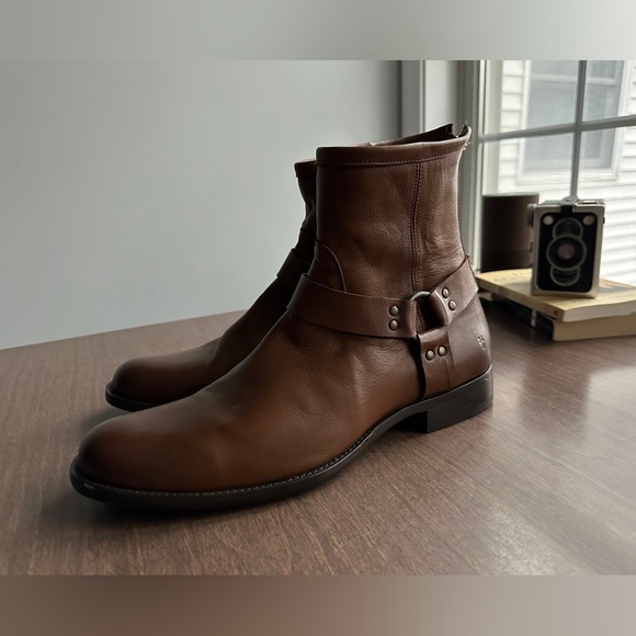Men’s Frye Phillip Harness Boots, Size 11.5 - Picture 2 of 8